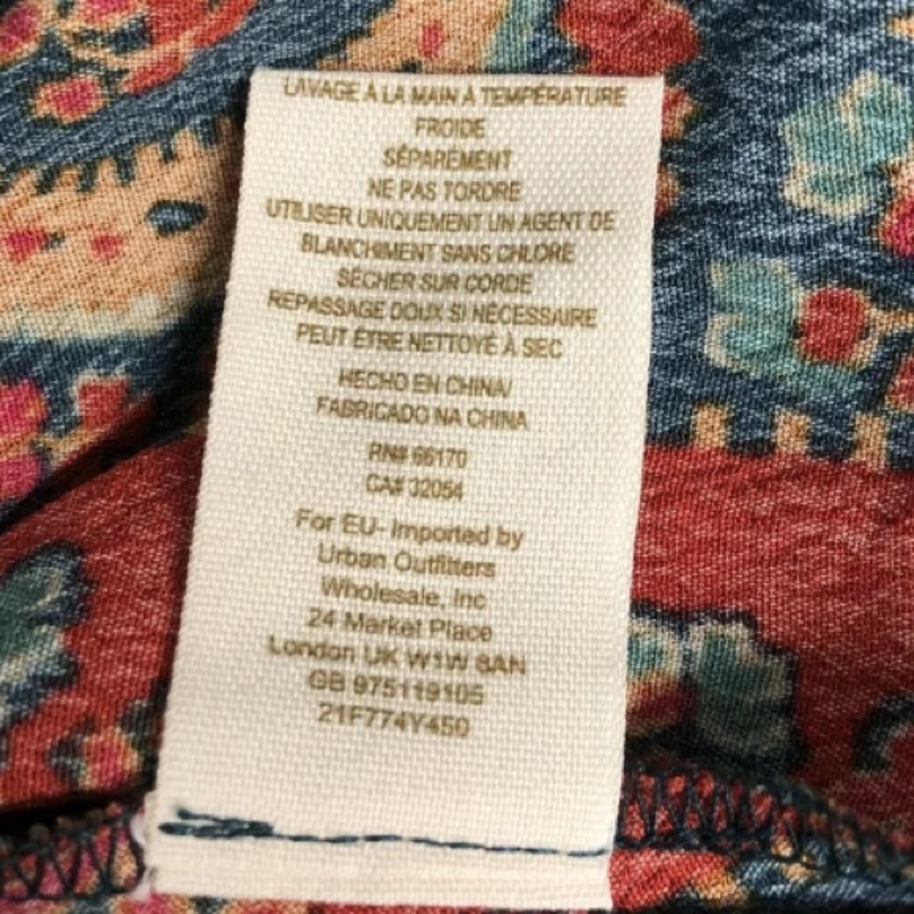 Free People Paisley Fit & Flare Mini Skater Dress - Picture 8 of 8